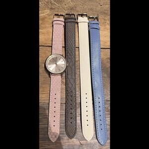 Women's Kim Rogers Watch Rose Gold With 4 Bands